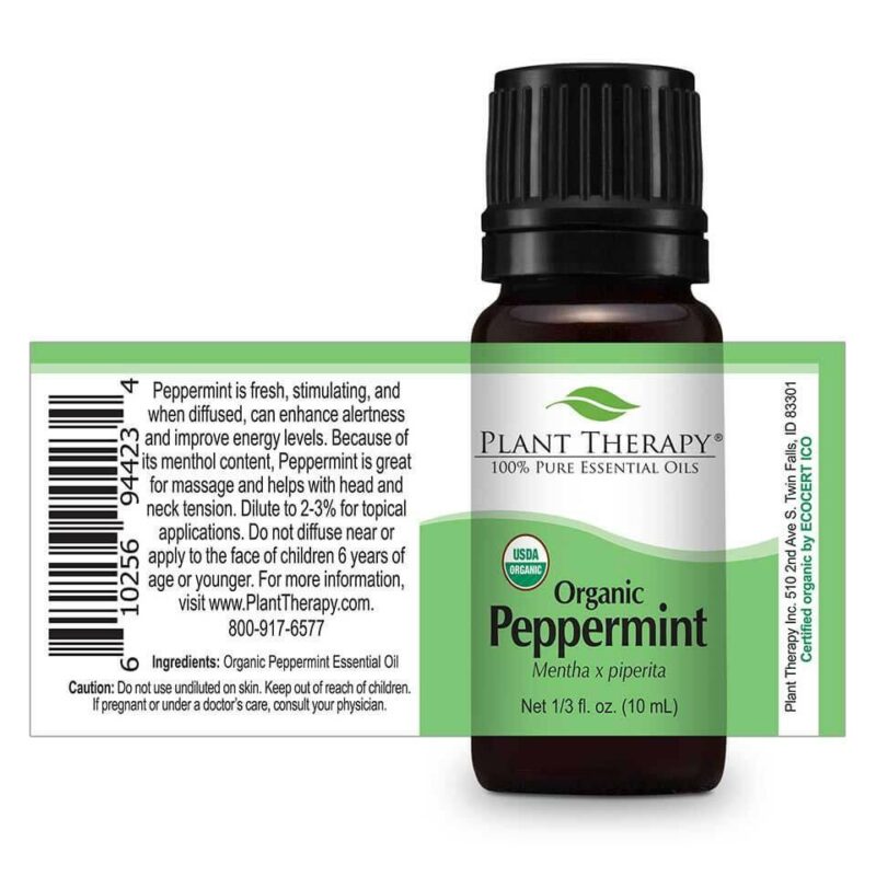 Plant Therapy Peppermint Organic Essential Oil - Goodmart