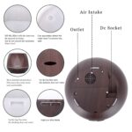 500ml wood design ultrasonic diffuser with Remote YK18
