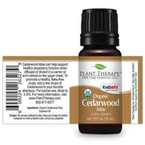 Plant Therapy Cedarwood Atlas Organic Essential Oil