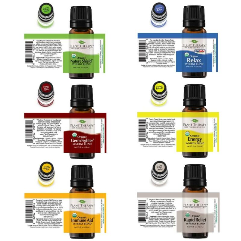 Plant Therapy Top 6 Organic Blends Set Goodmart